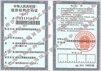 中华人民共和国组织机构代码证（副本）